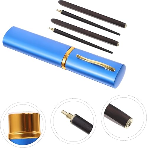 Miniatura 4 de Cabilock Palillos desmontables de viaje, cubertería coreana, cuenco de ramen, palillos plegables, juego de cubiertos de madera con estuche, palillos