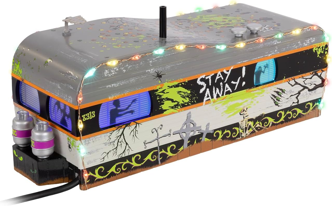 Lionel Halloween Plug-Expand-Play Mobile Home Trailer O Gauge Model Train Accessory