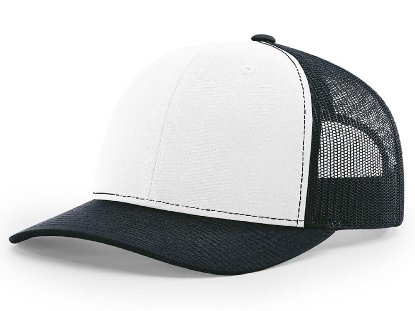 Men's Cotton Blend Halfnet Solid Trucker Baseball Cap hnc-01 (Free Size_Pack of 1)-image-3