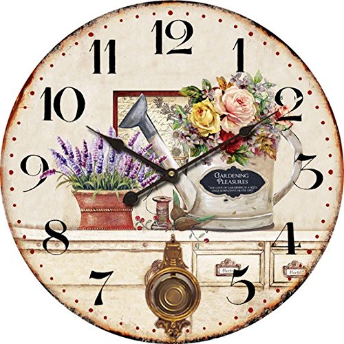 Way Home Store Orologio Shabby con pendolo
