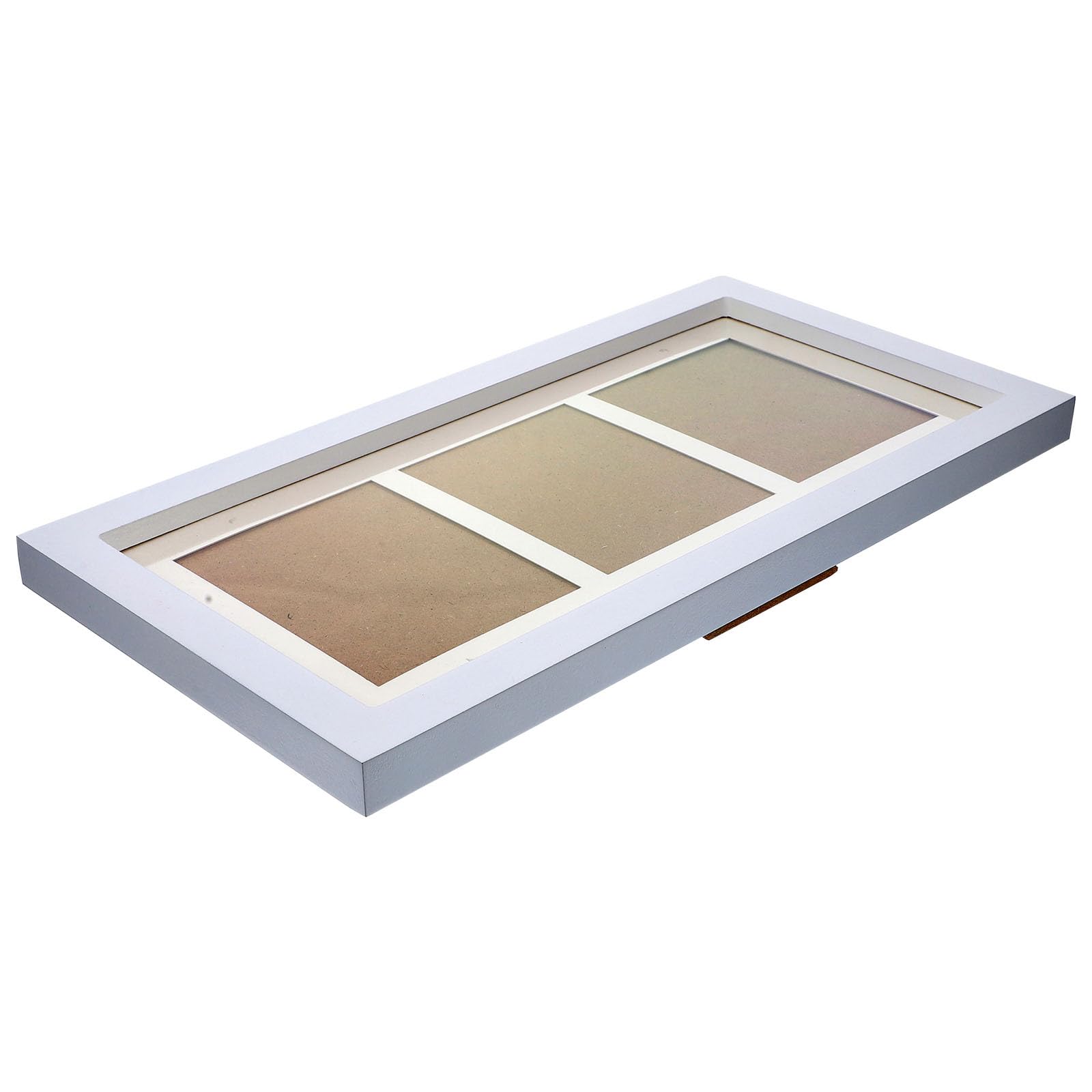 Marco de Fotos de Madera Blanco para Decoración del Hogar Diseño de 3 Cuadrículas para Recién Nacidos Uso Prolongado
