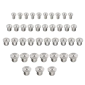 Hitefu 40 Pcs Dowel and Tenon Center Transfer Plugs, 1/4