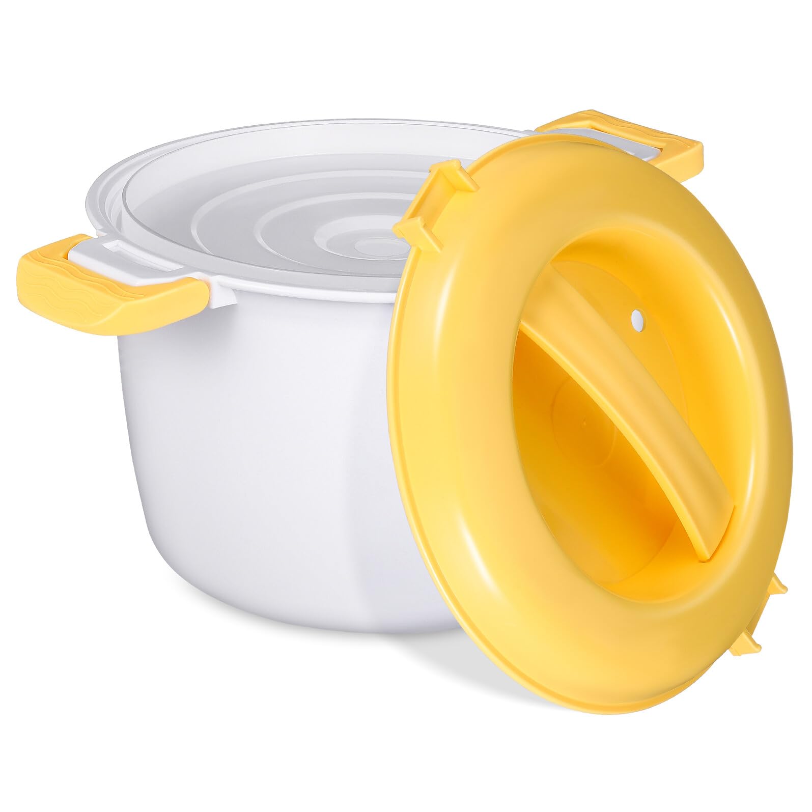 Microwave Rice Cooker Small 20x11 5cm Food-grade Plastic Multifunctional Steaming Rice Container for Home Kitchen Lunch Box