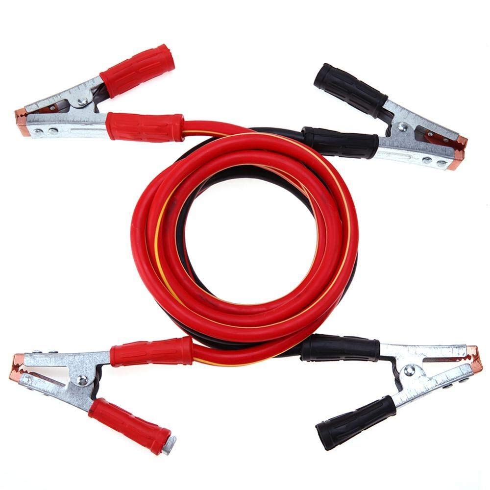 Trwały kabel rozruchowy akumulatora 4M Delikatna tekstura 2 szt. Auto Car Power Booster Cable Awaryjne przewody rozruchowe akumulatora Kabel akumulatora (kolor: 4M) (4m)