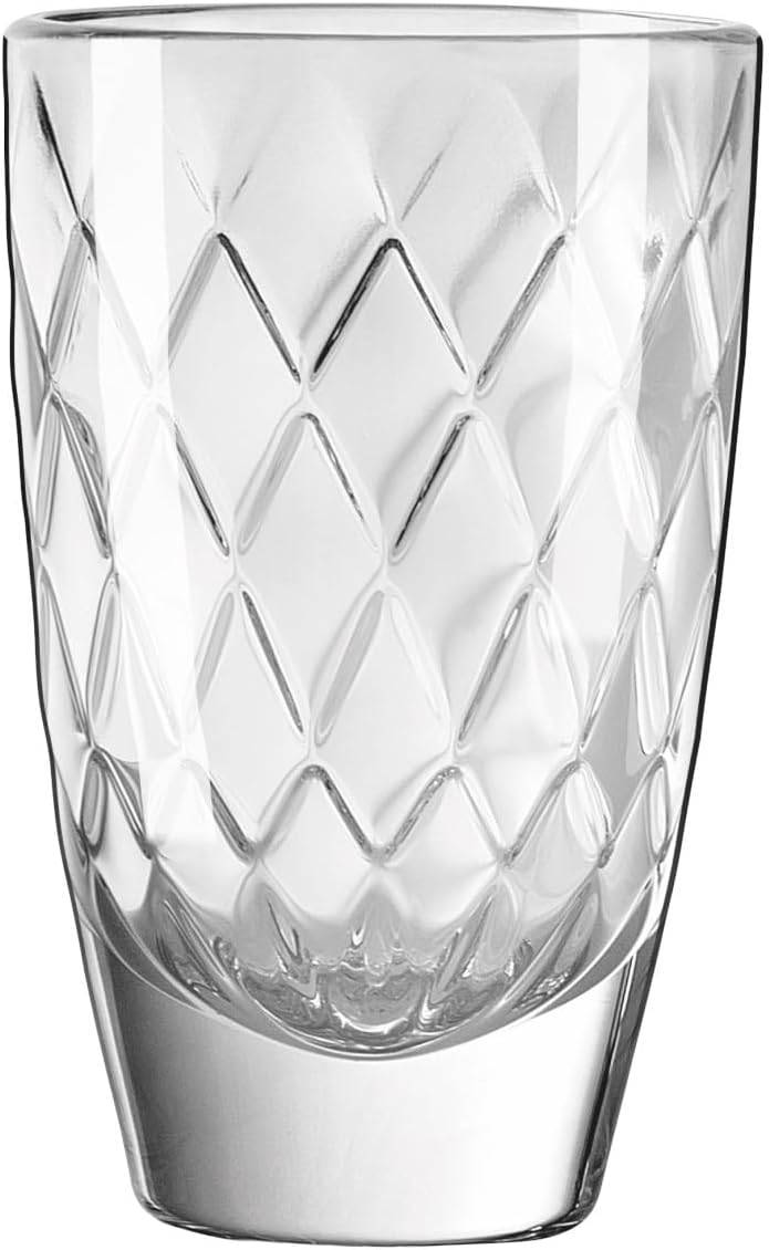RITZENHOFF Picco 3991002 2-in-1 Glass for Schnapps or Espresso 40 ml Set of 2 Transparent with Fine Structure Made in Germany