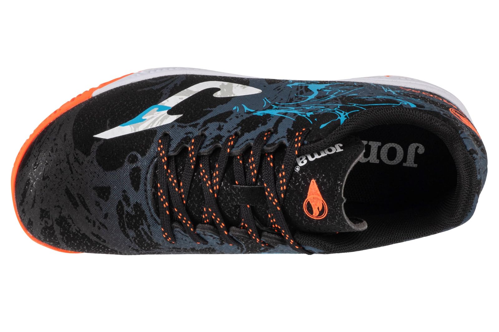 JOMA - Super Copa JR 2431 Negro Turquesa Indoor para: Niños Color: Azul Talla: 36