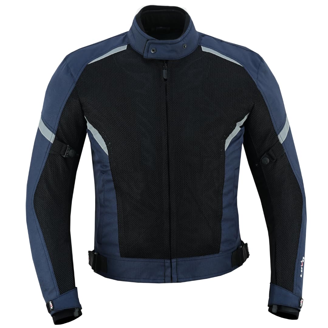 LOVO Giacca corta sportiva da moto con protezioni -per uomo