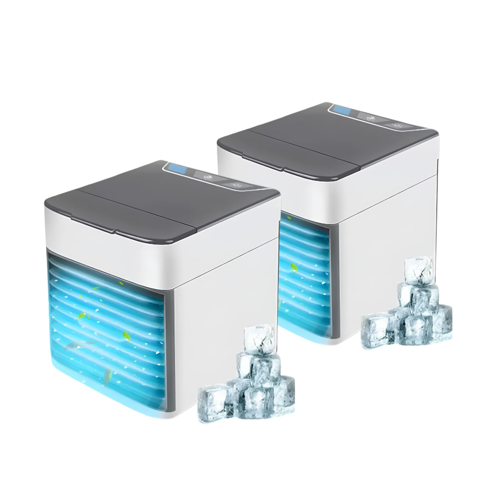 2026 Upgrated Portable Air Conditioner, 3 Speed Space Ultra-Powerful 3 in 1 Small Evaporative Coolers Desk Fan Air Cooler For Travel, Office And Bedroom