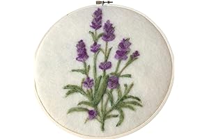 DIY Needle Felting Kit for Beginners - Create Stunning Wool Roving Flowers