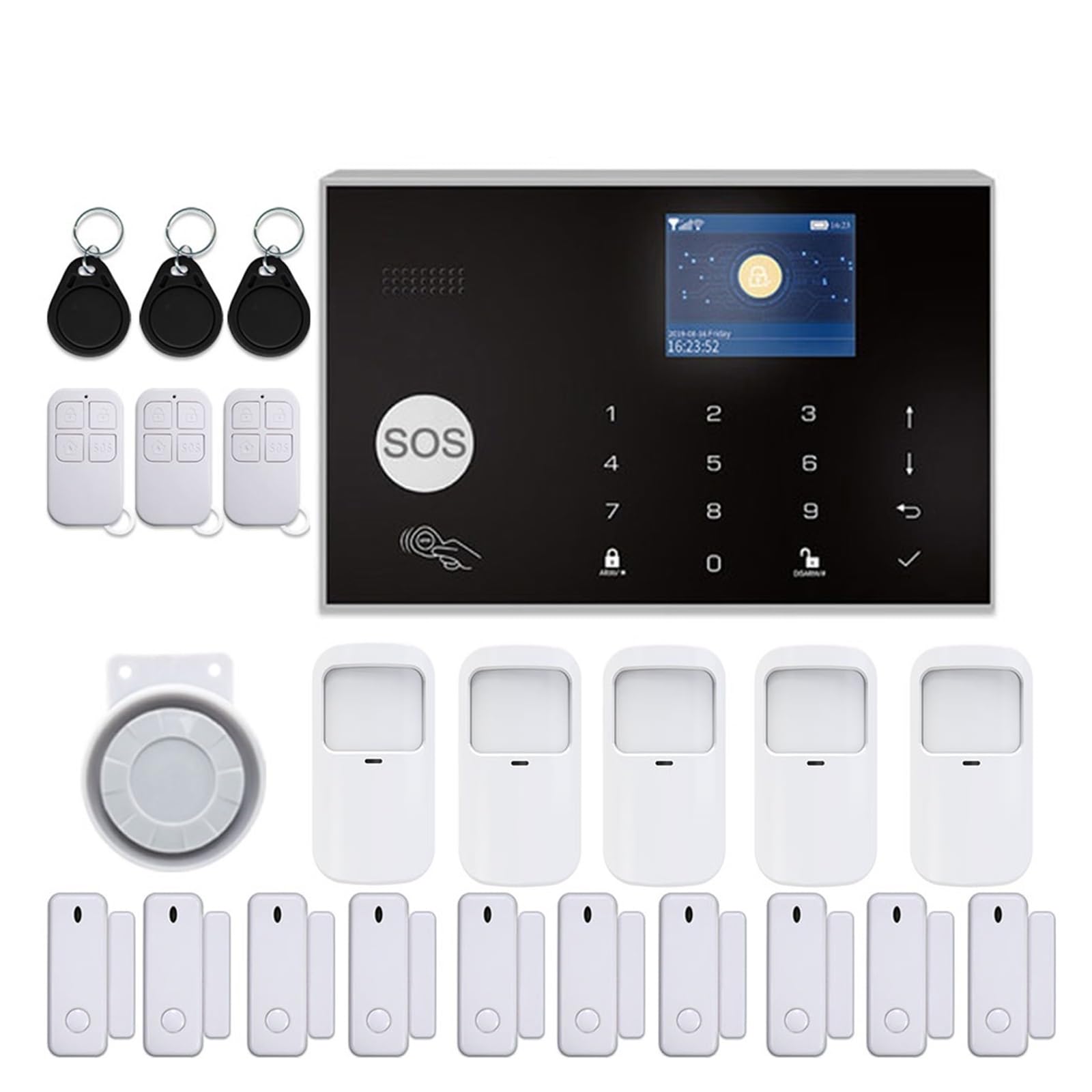 Alarme maison sans fil 4G anti faux positifs Smart Life