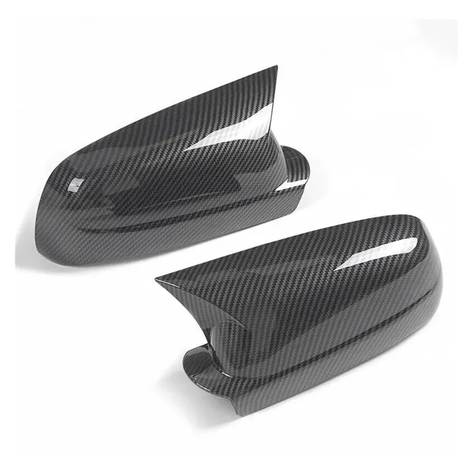 Side Wing Mirror Cap for VW for GTI R32 MK4 1997 1998-2004 Car Rearview Side Mirror Cover Sticker Wing Cap Exterior Door Case Trim Carbon Auto(Carbon)