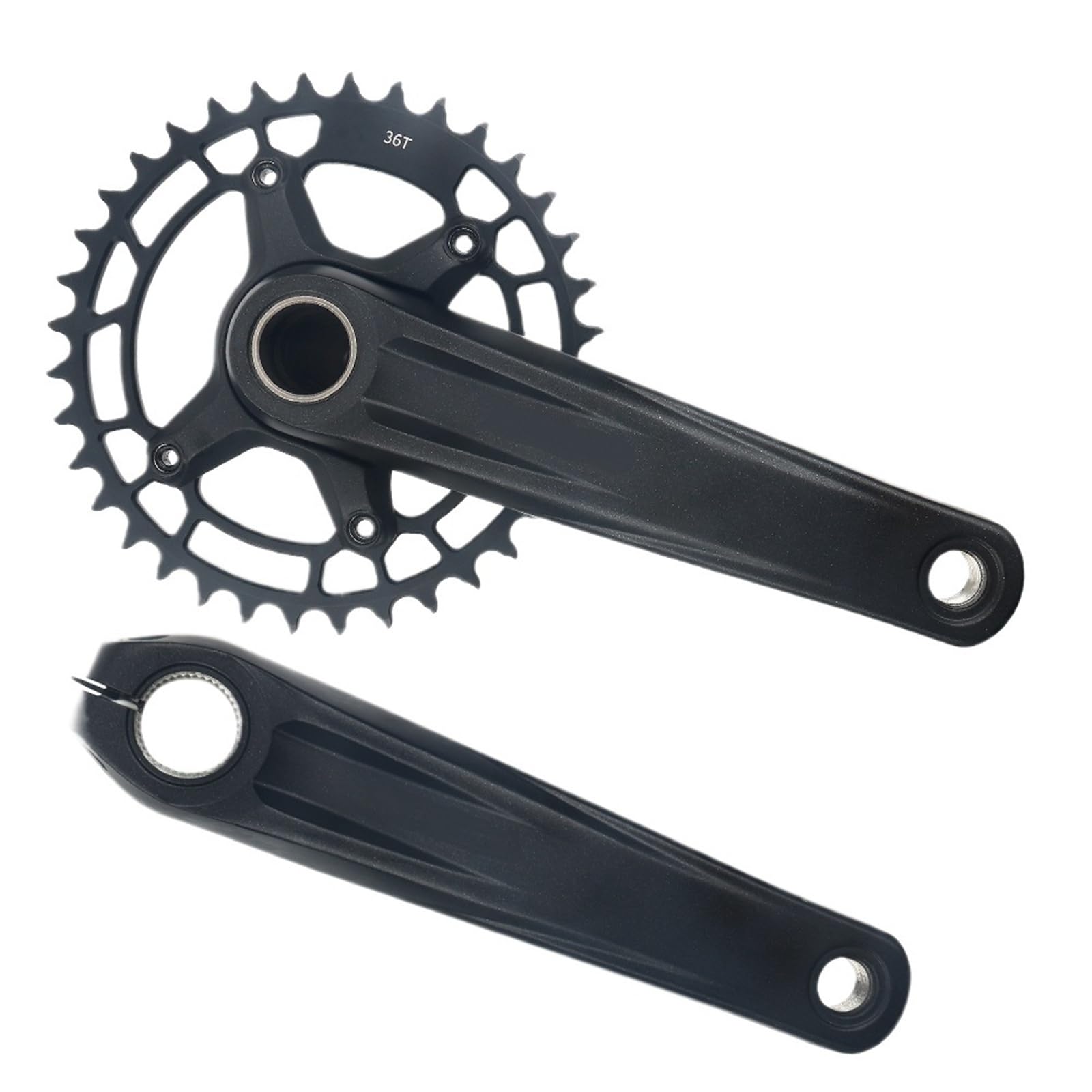 Compatible avec Le pédalier VTT SMN Deore SLX MT510 10/11/12 Vitesses, 170 mm, Plateaux 32T, 34T, 36T et 38T, boîtier de pédalier BB52 MT500/29 (Shimano 34T).
