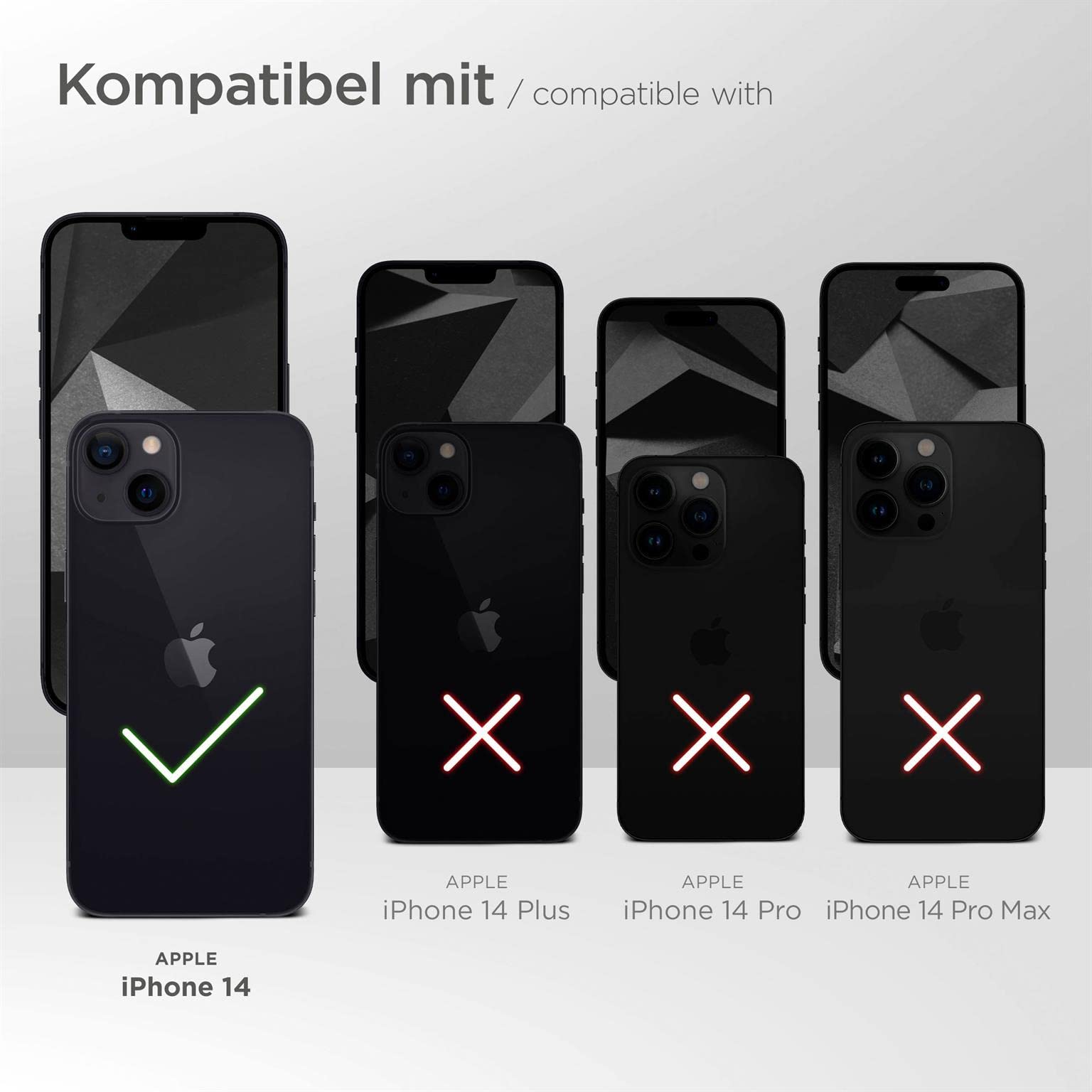 moex Hover Cover do iPhone 14 łańcuszek na telefon komórkowy z szerokim paskiem, etui z paskiem do zawieszenia, zdejmowany nylonowy łańcuszek z karabińczykiem, stylowy i bardzo wytrzymały – brudny róż