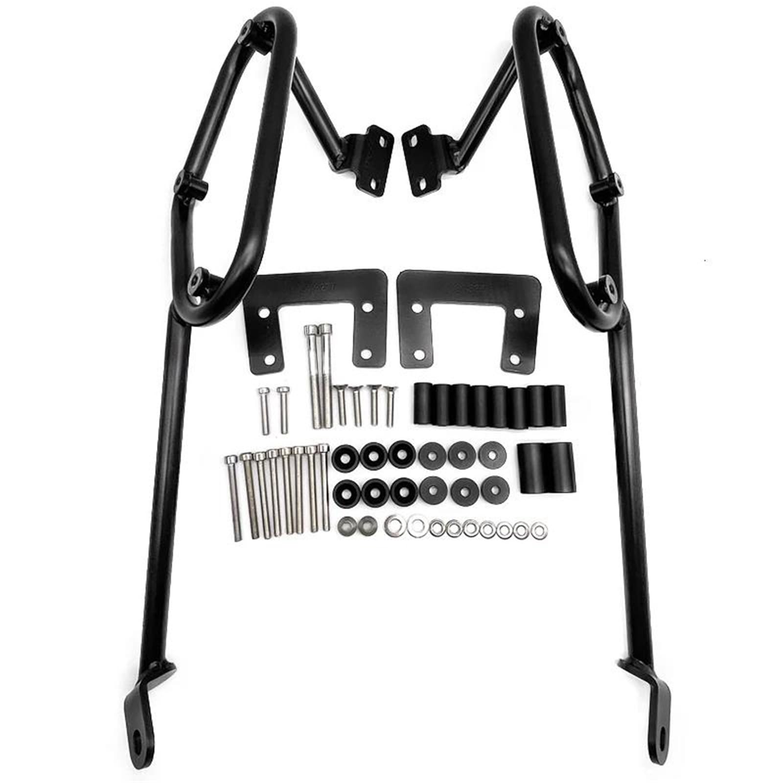 Support de sacoche latérale pour MT-07 et FZ-07 2018-2023 porte-bagages moto noir