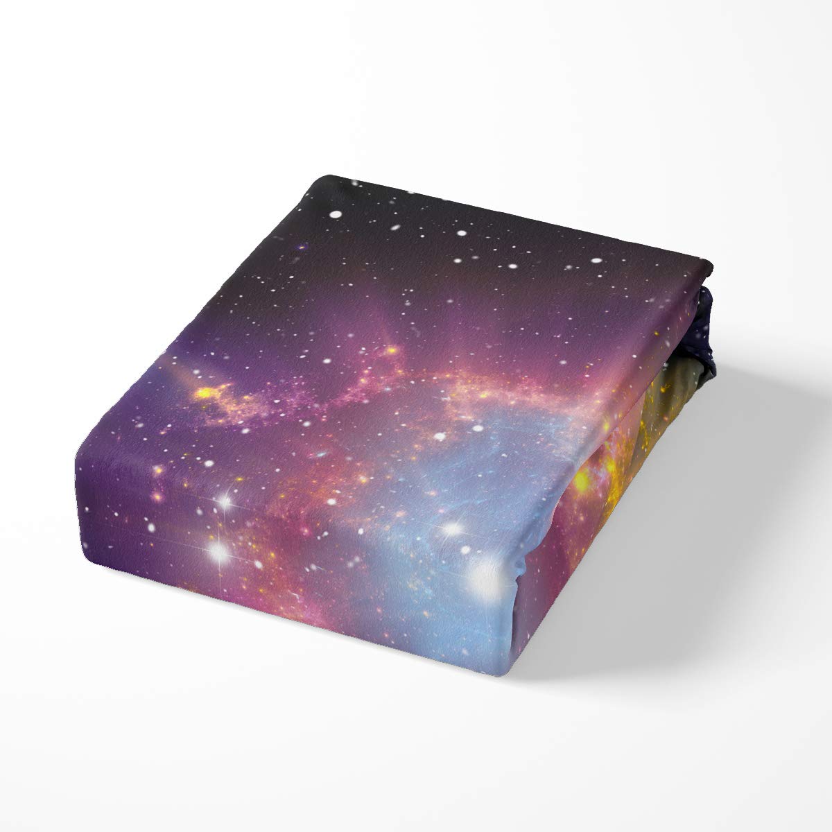 Loussiesd Gwiaździste niebo poszewka na kołdrę fioletowa galaktyka luksusowy zestaw pościeli astronomia odkrywanie poszewka na kołdrę miękka mikrofibra dekoracja domu dla dzieci dziewcząt 1 poszewka
