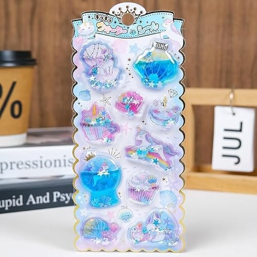 �{���{���h���b�v�V�[�� �Ղ��Ղ� �E�H�[�^�[ �X�e�b�J�[ 3D���� ���킢�� ���� ������X�e�b�J�[ ���� �m�[�g �X�}�z�P�[�X�p �f�R���[�V���� �����f�U�C�� �V�[�� ���J�� ���F �V���v�� �蒠DIY (5)