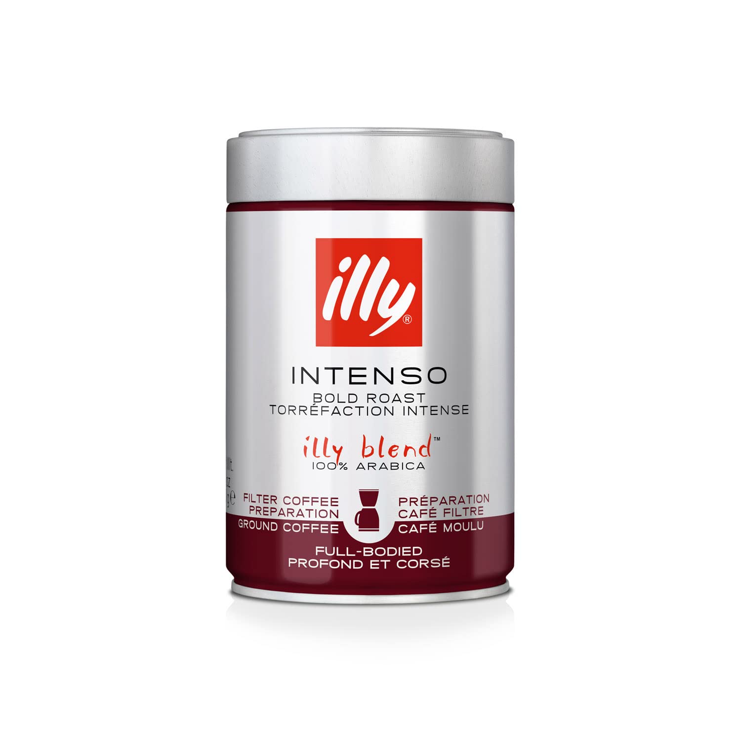 [コーヒー粉] illy(イリー) ブレンド ドリップ用粉 ダークロースト(イン…