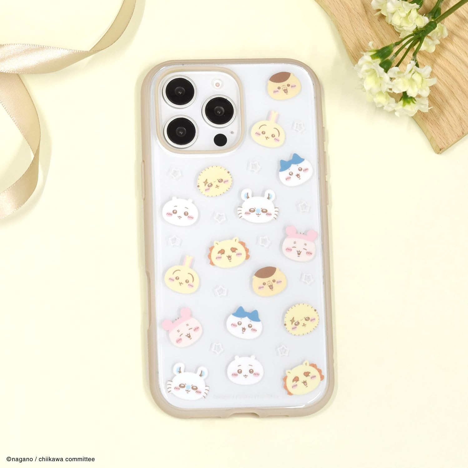 Amazon.co.jp: グルマンディーズ ちいかわ IIIIfit Clear iPhone16 Pro 