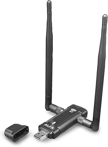 Miniatura 8 de ALFA Network AWUS036AC Adaptador Wi-Fi inalámbrico USB AC1200 de larga cobertura de largo alcance con antena externa de alta sensibilidad -