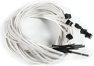 AEDIKO 6pcs HT-NTC100K Temperature Thermistor 3D Printer Parts Thermistor Sensor for CR10 Ender A8 Maker Pro Hot End Heater Block