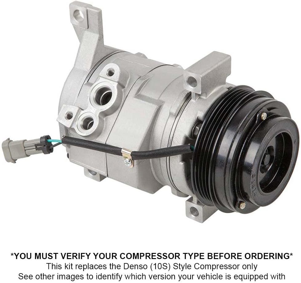 AC Compressor & A/C Clutch For Chevy Silverado Suburban Tahoe Avalanche Colorado Express GMC Sierra Yukon Canyon Savana - BuyAutoParts 60-01588NA New