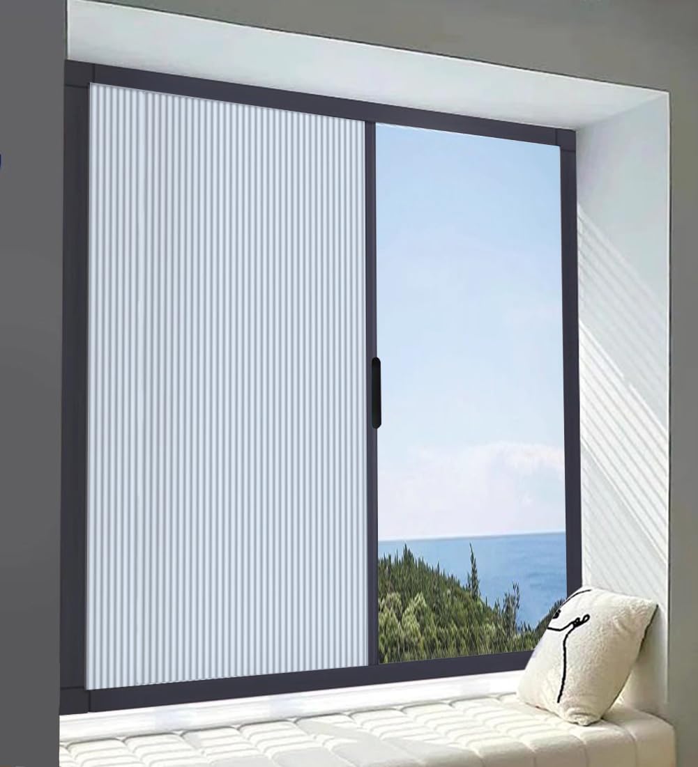 HEFJIAYCIQ No Drill Cellular Shades with Aluminum Track, Blackout Shades Honeycomb Blinds for Indoor Windows, Perfect Thermal Insulated & Noise Reduction,White,500x1000mm