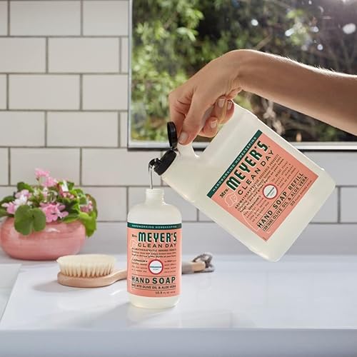 Miniatura 132 de Mrs. Meyer's Clean Day - Detergente líquido para platos, aroma a campanillas azules, fórmula biodegradable, paquete de 3 unidades, 16 fl oz