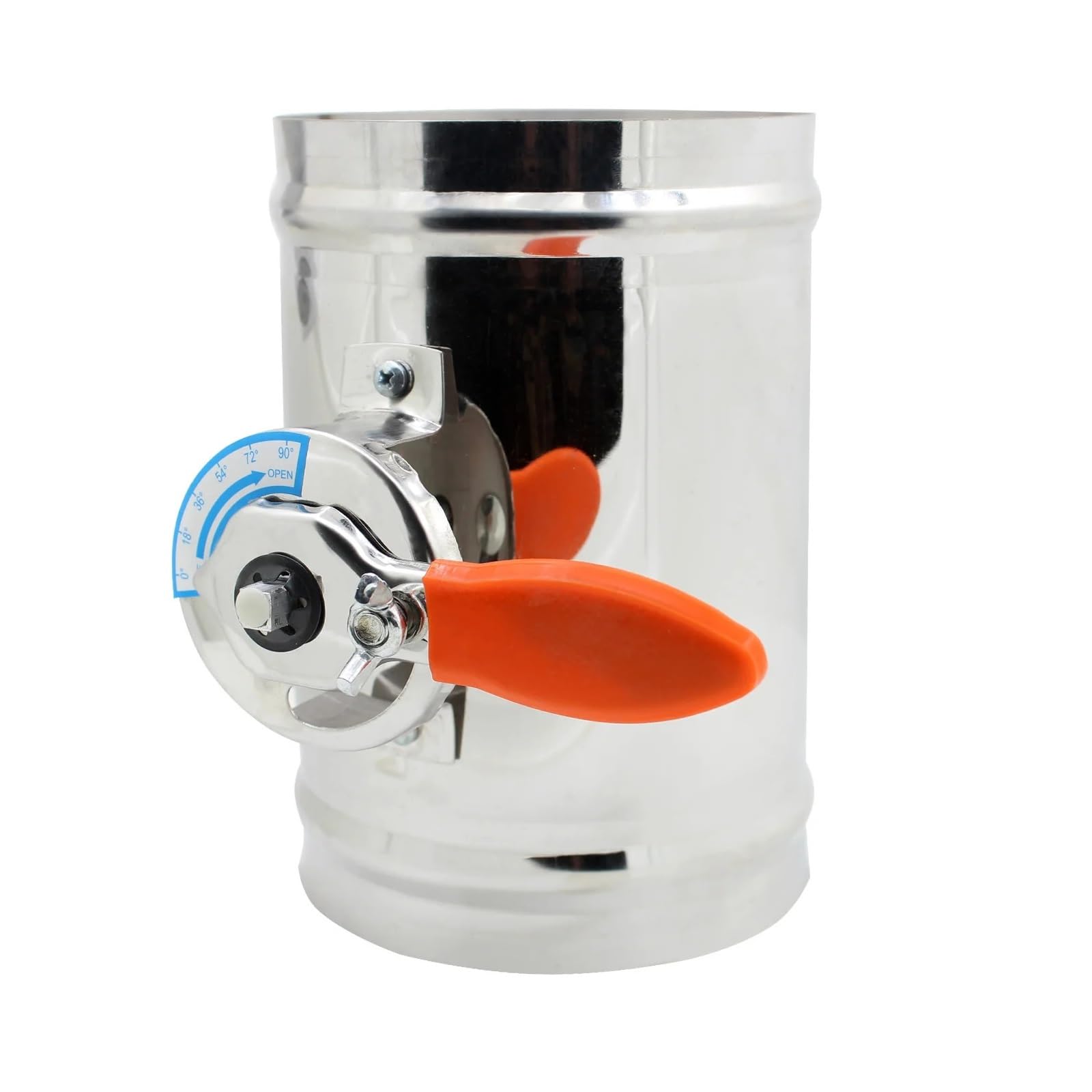 Clapet de ventilation manuel 80mm clapet anti-retour et de réglage de débit d'air