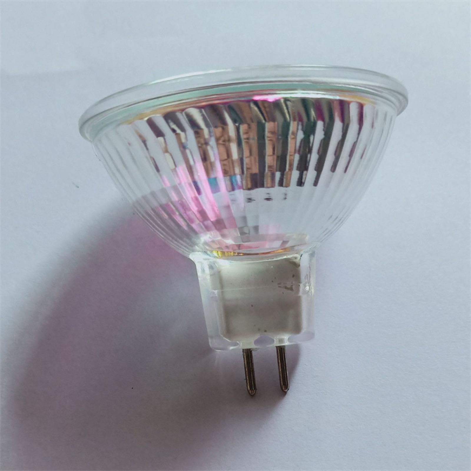 MR16 Foco Bombillas Halógenas GU5.3 220V 20W Spot Lámpara Halógena MR16 Foco Bombillas GU5.3 Base De 2 Pines Blanco Cálido Regulables 10Pc 10W
