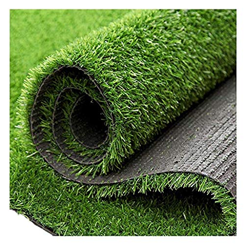 WJ Simulación Césped Plástico Artificial Jardín de Infantes Techo Actividades al Aire Libre Decoración Estera Verde Césped Artificial Falso Alfombra al Aire Libre (Color : T 2.5cm, Size : 2 * 4m)