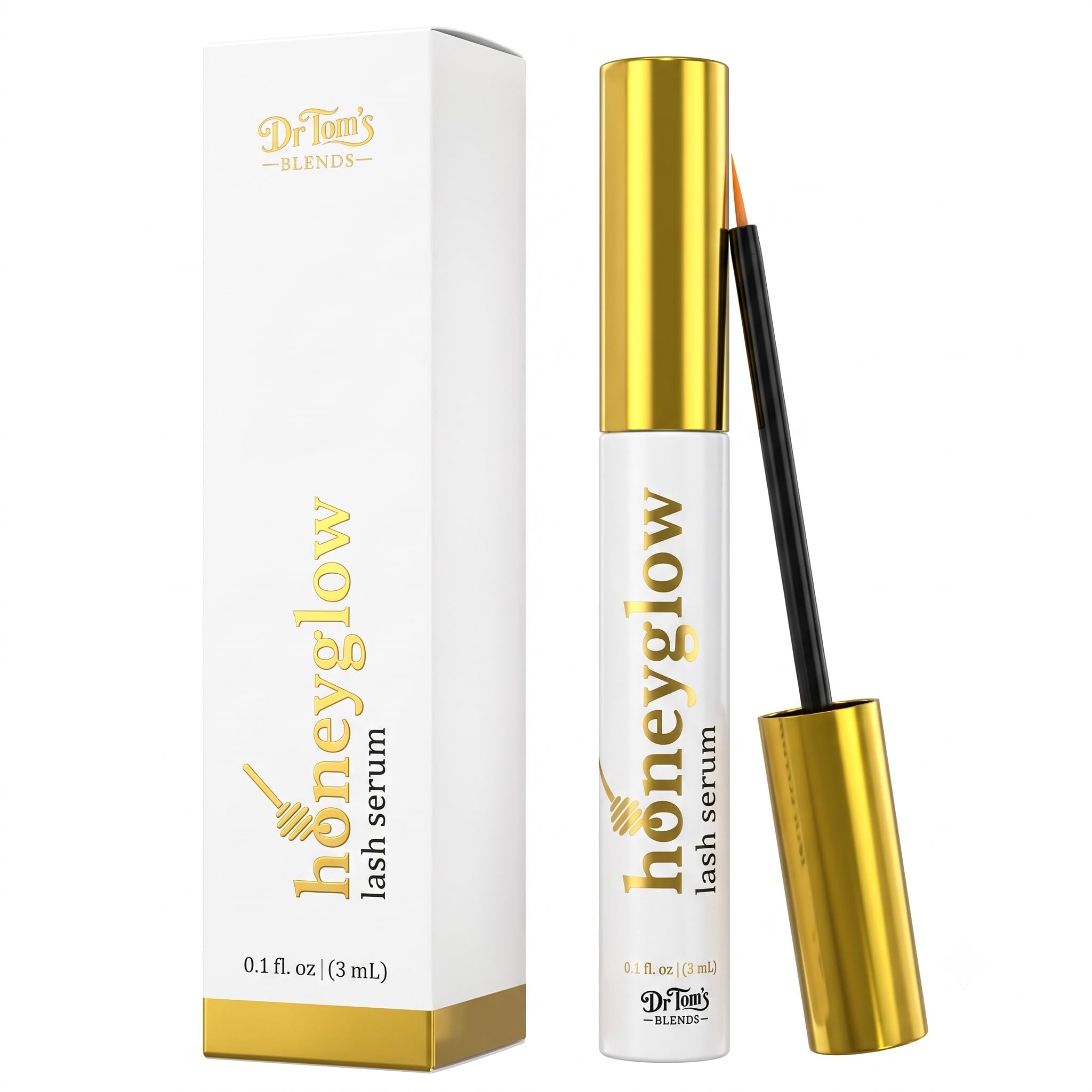 honeyglow Lash Serum for Fuller, Longer Looking Lashes 0.1 Fl Oz 1