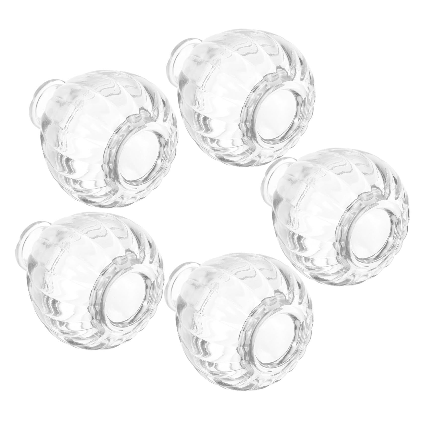 Vase en verre décoratif au design élégant pour arrangement floral créatif