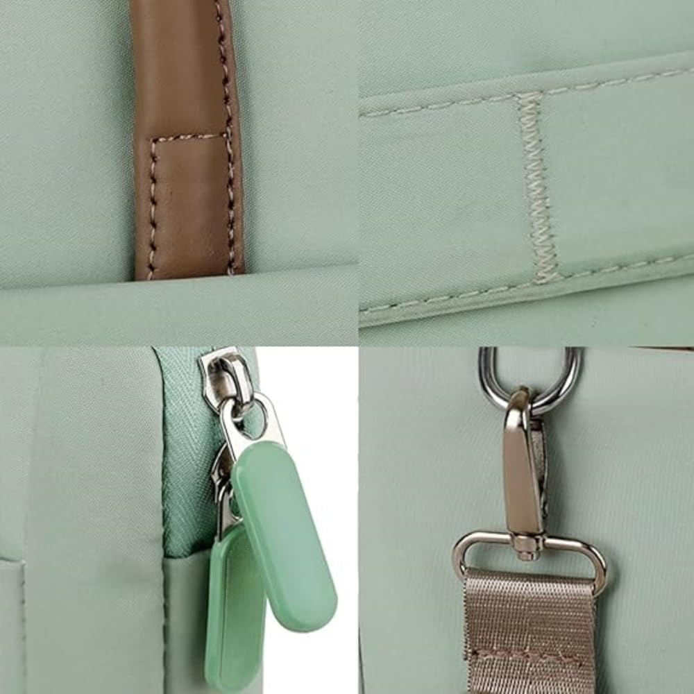 Sacoche pour ordinateur portable de 15" en polyester léger et solide pour homme - Pour le travail et le bureau