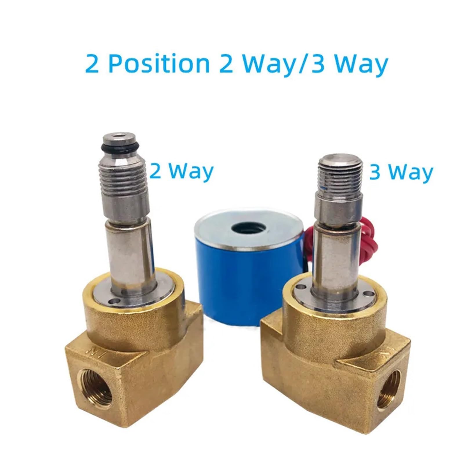 FB2E-V-08 Elektrozawór Dwupozycyjny Dwukierunkowy DC231Y-10 Trójdrogowy Woda Powietrze(2 way FB2E-V AC220V,3/8")