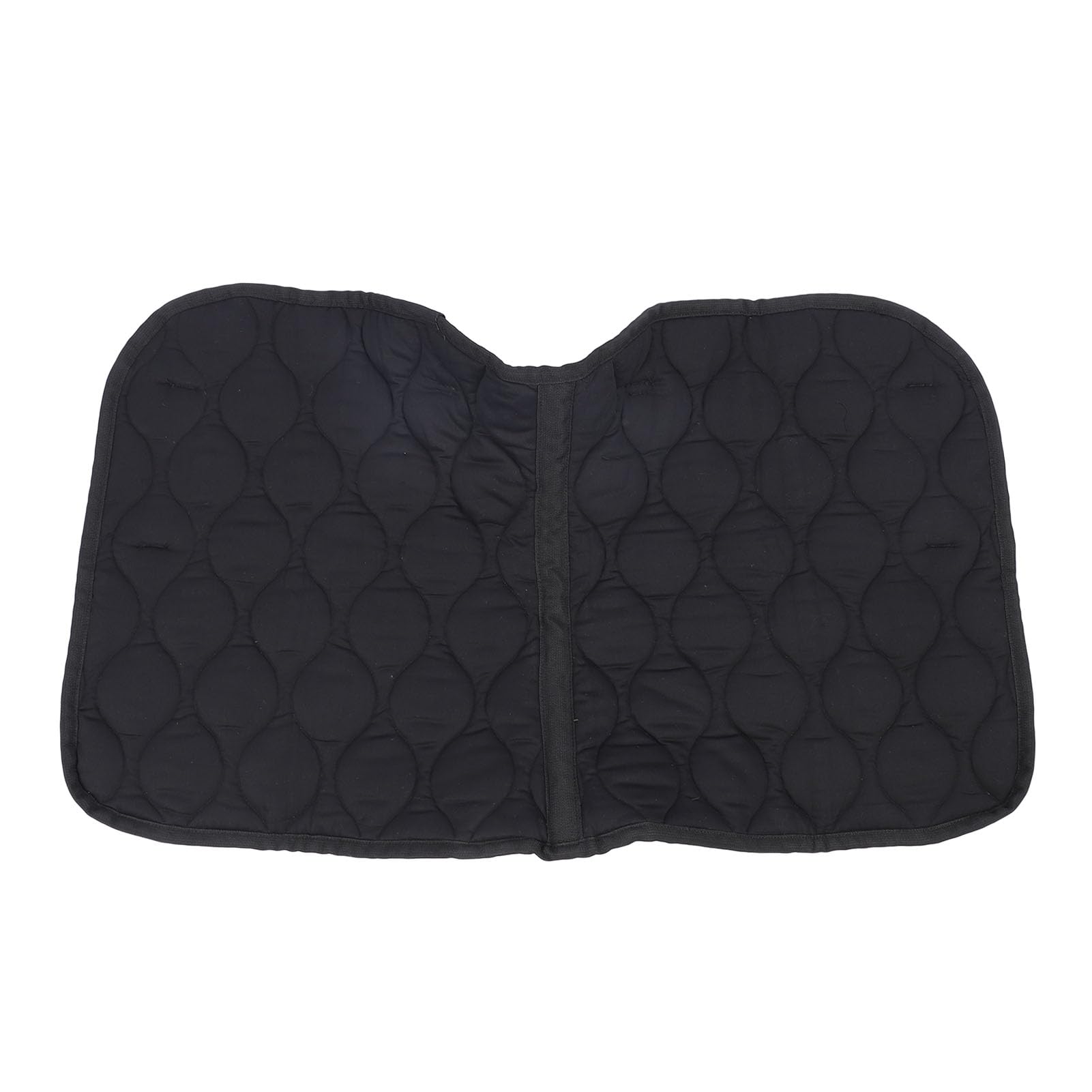 Equine Horse Saddle Pad, Shock Absorbing Memory Foam Half Saddle Pad, English Riding Pad, for Stable Riding and Spine Protection, Durable Equine Supplies (Negro)