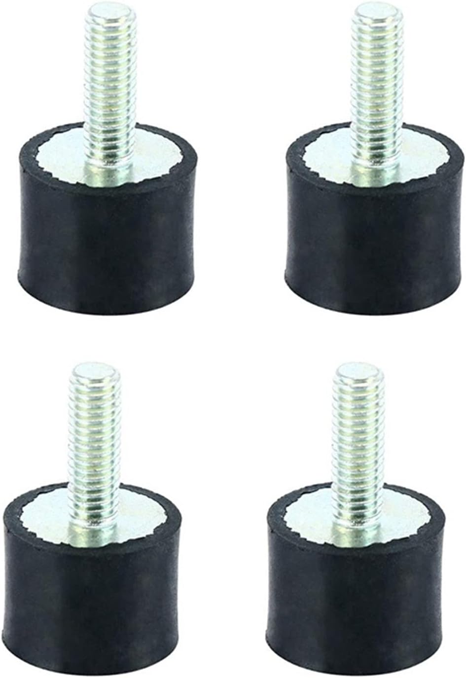 Damping Stud 4pcs M6 Rubber Vibration Isolator Mounts, Shock Absorbers
