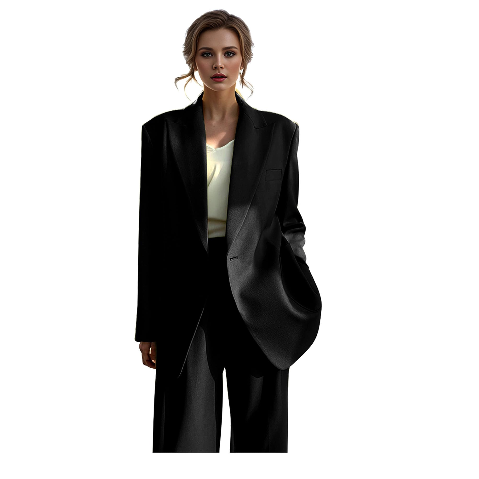 Women's 2-Piece Loose Fit Suit