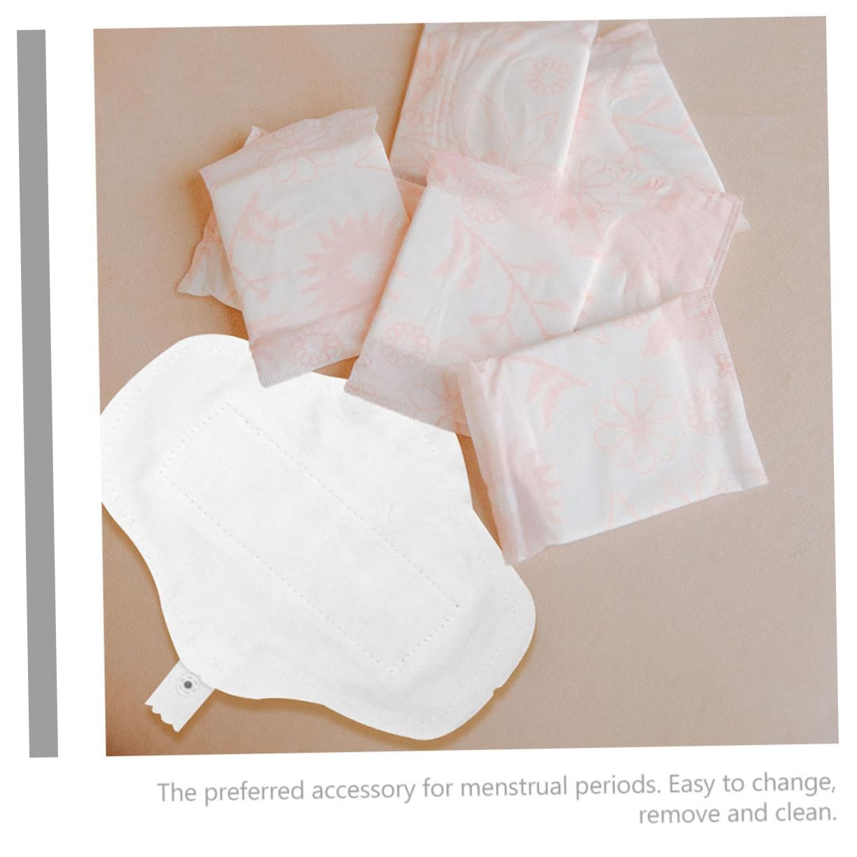 Ipetboom 40piezas Compresas Menstruales Reutilizables De Algodón Lavables Para Maternidad Pack De Almohadillas Sanitarias Impermeables y Transpirables Para Posparto y