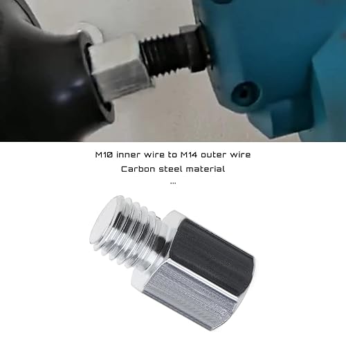 Miniatura 3 de Adaptador de rosca hembra M10 a rosca macho M14 para amoladora angular, pulidora de brocas, adaptador de convertidor, adaptador de convertidor,
