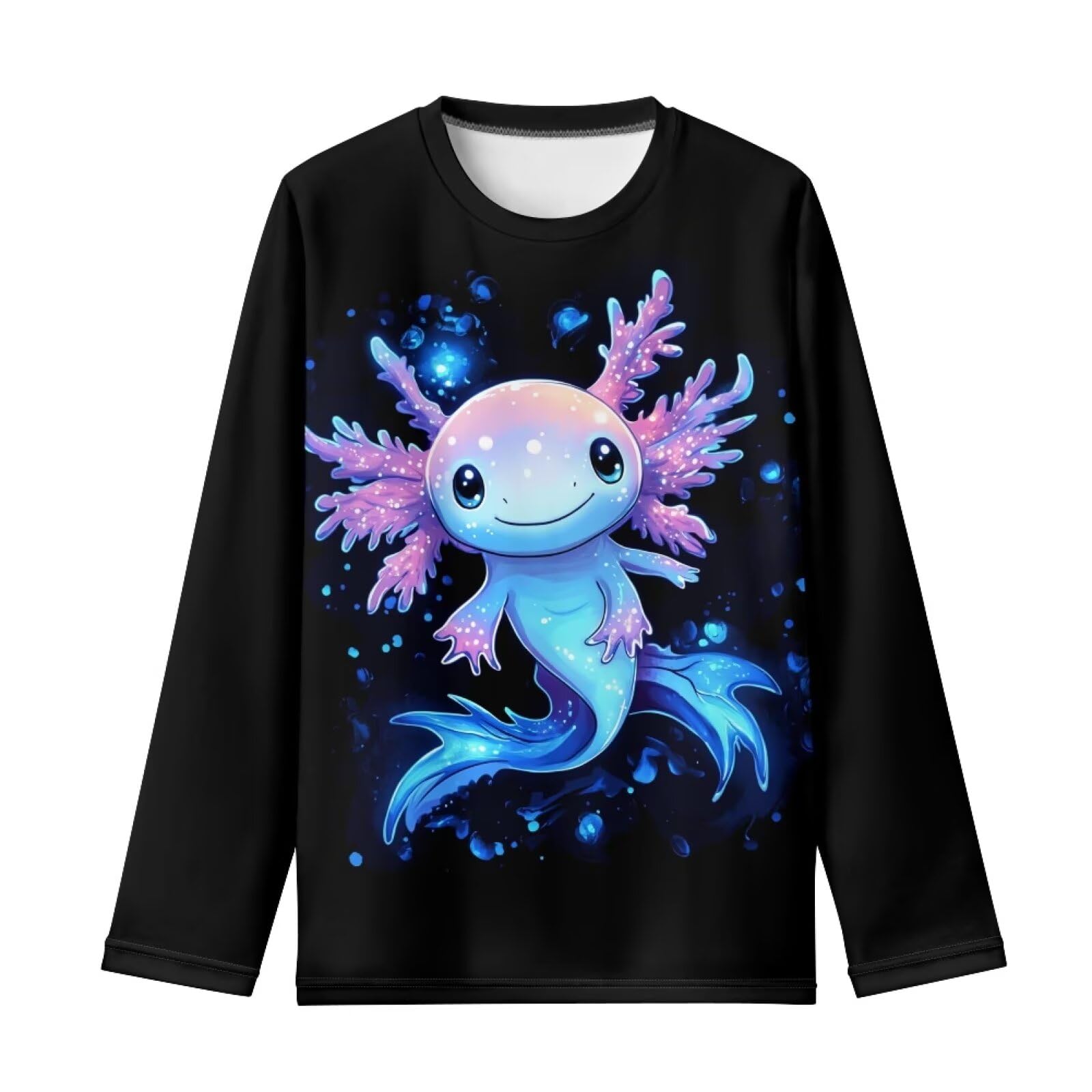 Girls Long Sleeve Shirt with Cute Graphic Casual Pullover Tops 3-16Y