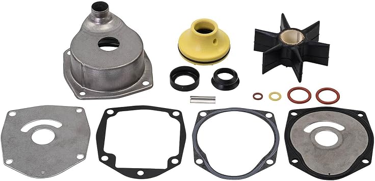 Quicksilver 817275Q05 Upper Water Pump Repair Kit with Impeller and Gaskets for MerCruiser Alpha One Gen II and Vazer Sterndrive Units