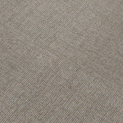Mohawk Basics 24" x 24" Berber (Loop pile), 0.09" Pile Height, Carpet Tile, PET Fiber, Beige Color, (24 Tiles), (96 sqft/carton) by Mohawk - Image 2