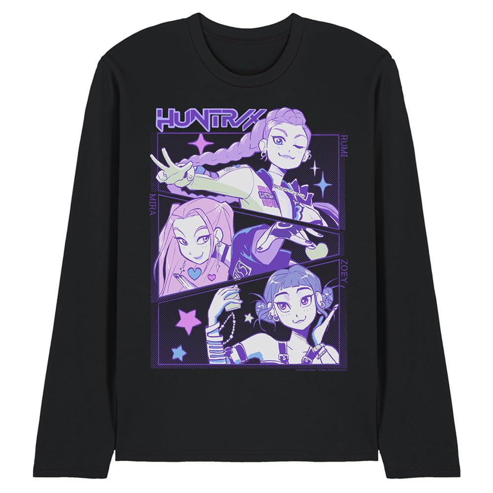 Netflix - Licensed T-Shirt - Huntrix Huntrx - L - Black