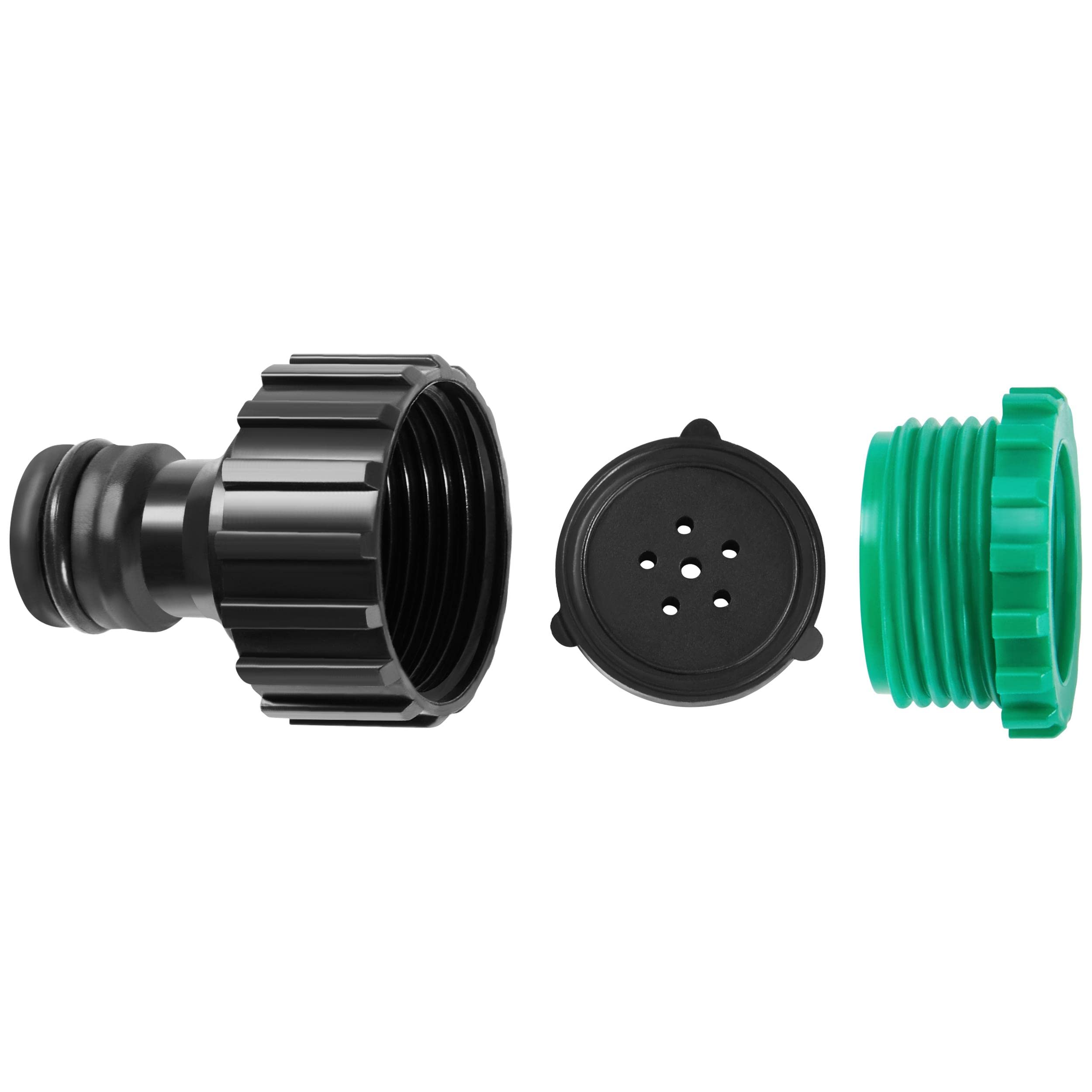 Yaheetech Tuyau d'Arrosage Extensible de Jardin 50M tuyau Micro-poreux Flexible Irrigation Goutte à Goutte Diamètre Intérieur 1.2cm Tuyau d'Infiltration PE Noir