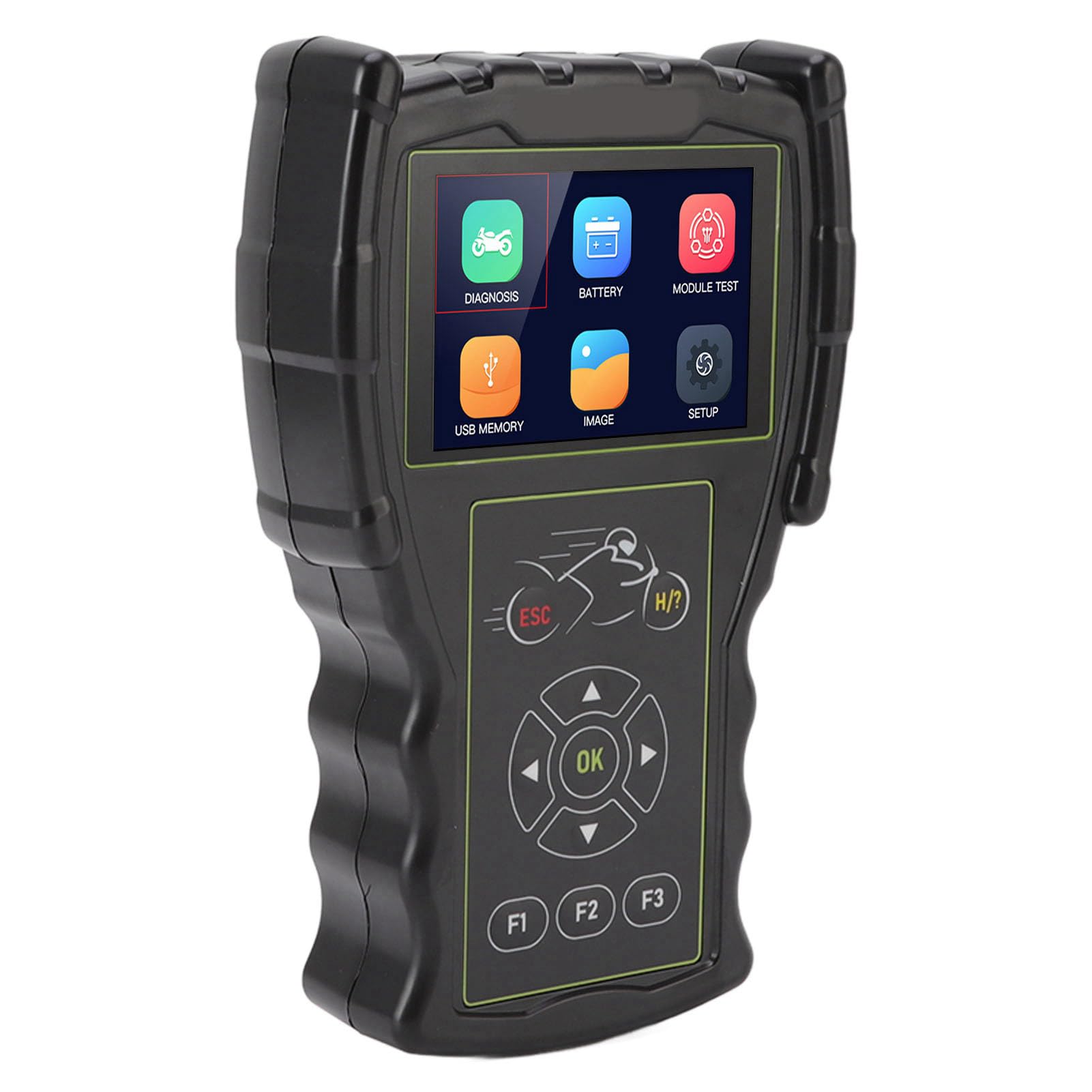 Keenso Scanner de Moto, Lecteur de OBD Professionnel Multifonctionnel M100 Pro Outil de Diagnostic Automobile Outil de Diagnostic de Lecteur de de Défaut de Moteur de Voiture