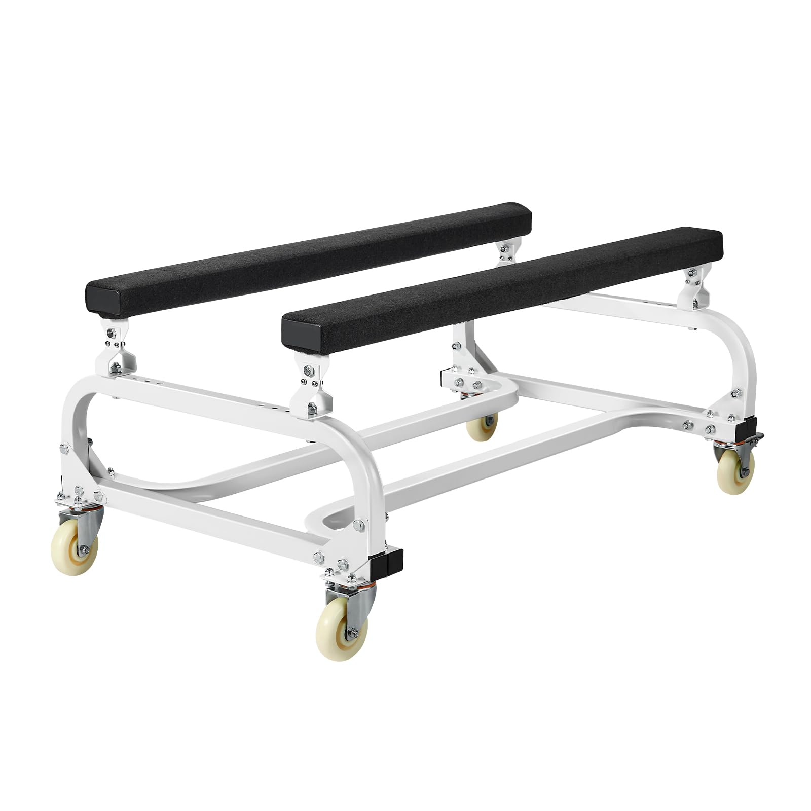 VEVOR Jet Ski Dolly 590kg Tragfähigkeit, Bootswagen, Transportwagen zum Bewegen von Wasserfahrzeugen, verstellbare Kojen mit 4 Rollen & 2 Bremsen, robuster Slipwagen für Kajaks, Jet-Skis, Schnellboote