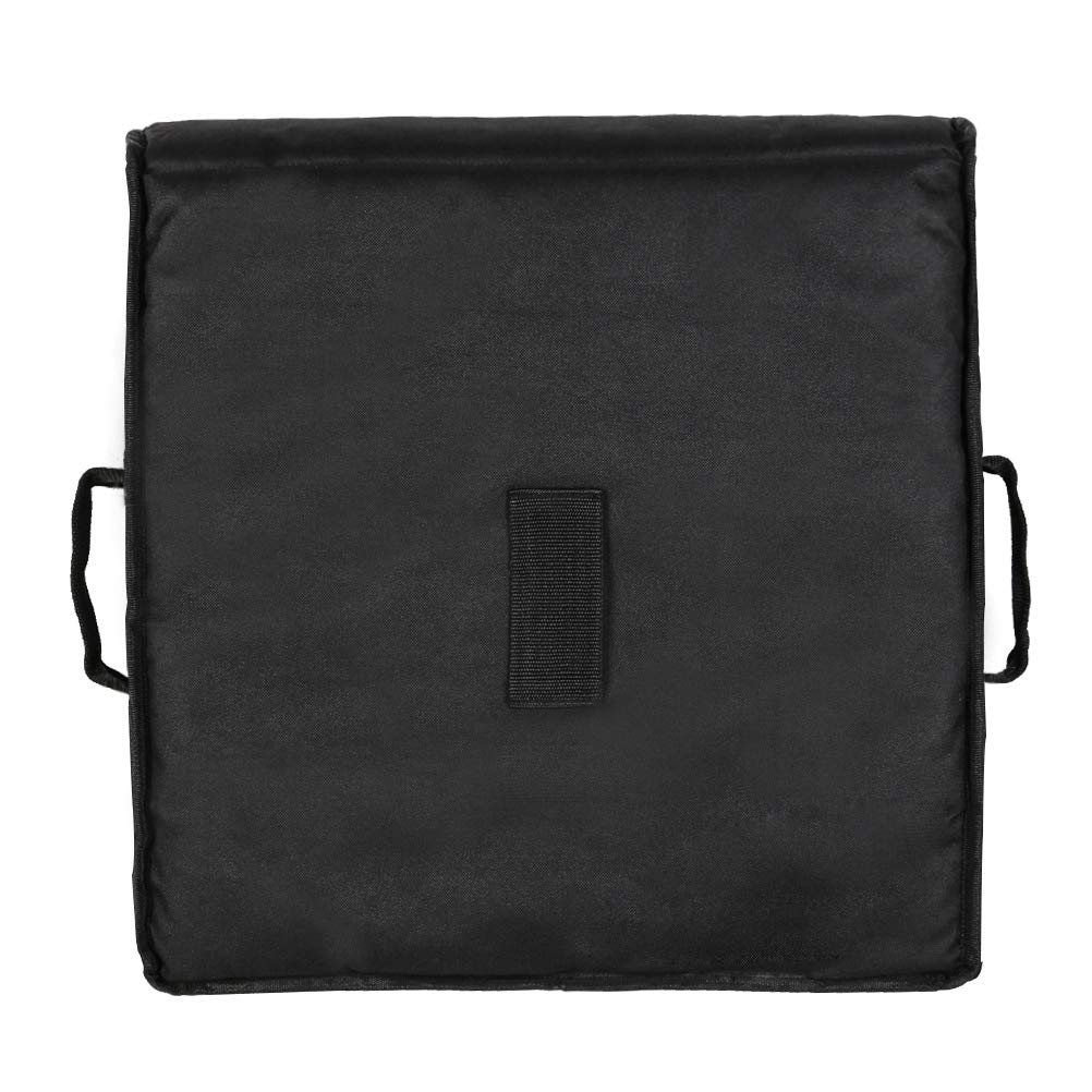 YOPRAL Insulated Food Delivery Bag Pizza Delivery Bags Professional Pizza Warmer Carrier Bags Moisture Free for 2-16" or 2-18" (Black, 20"X20"X6"). : Industrial & Scientific