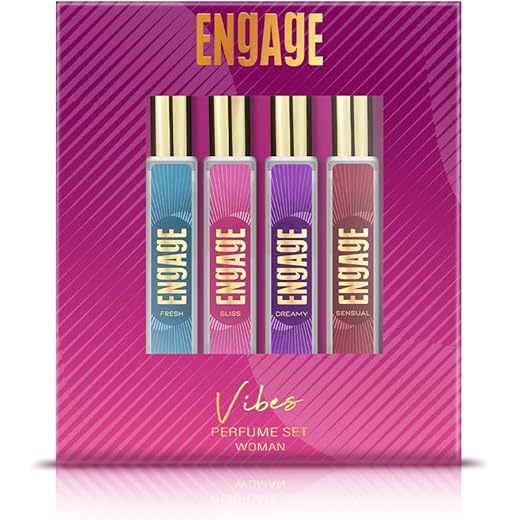 Engage Vibes Perfume Spray Set 25ml x4