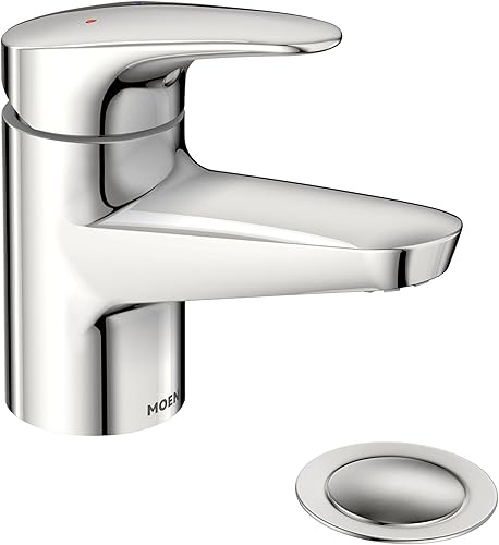 Miniatura 5 de Moen 9482 M-Bition - Grifo de lavabo comercial con una manija, cromado