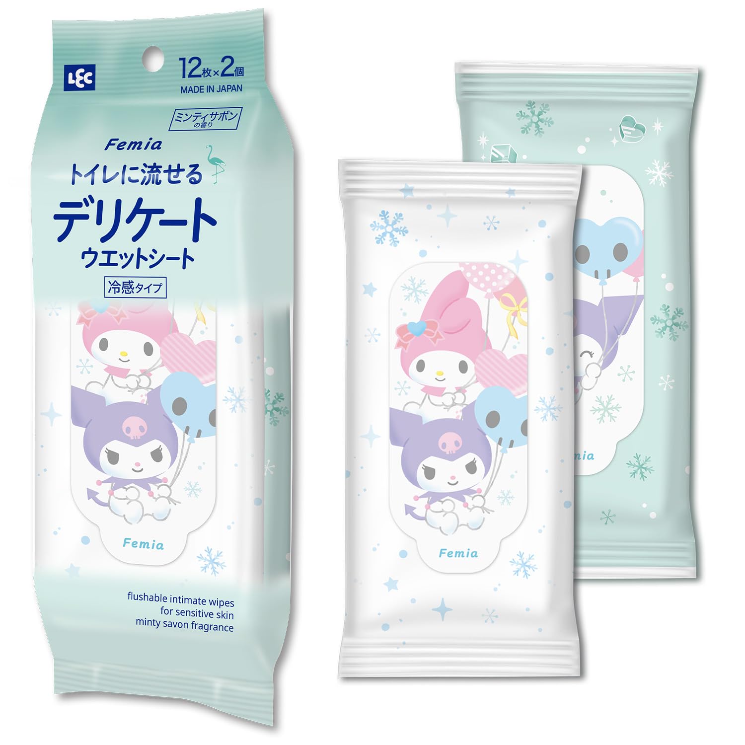 レック Femia トイレに流せる デリケート ウェットシート [ 冷感タイプ…